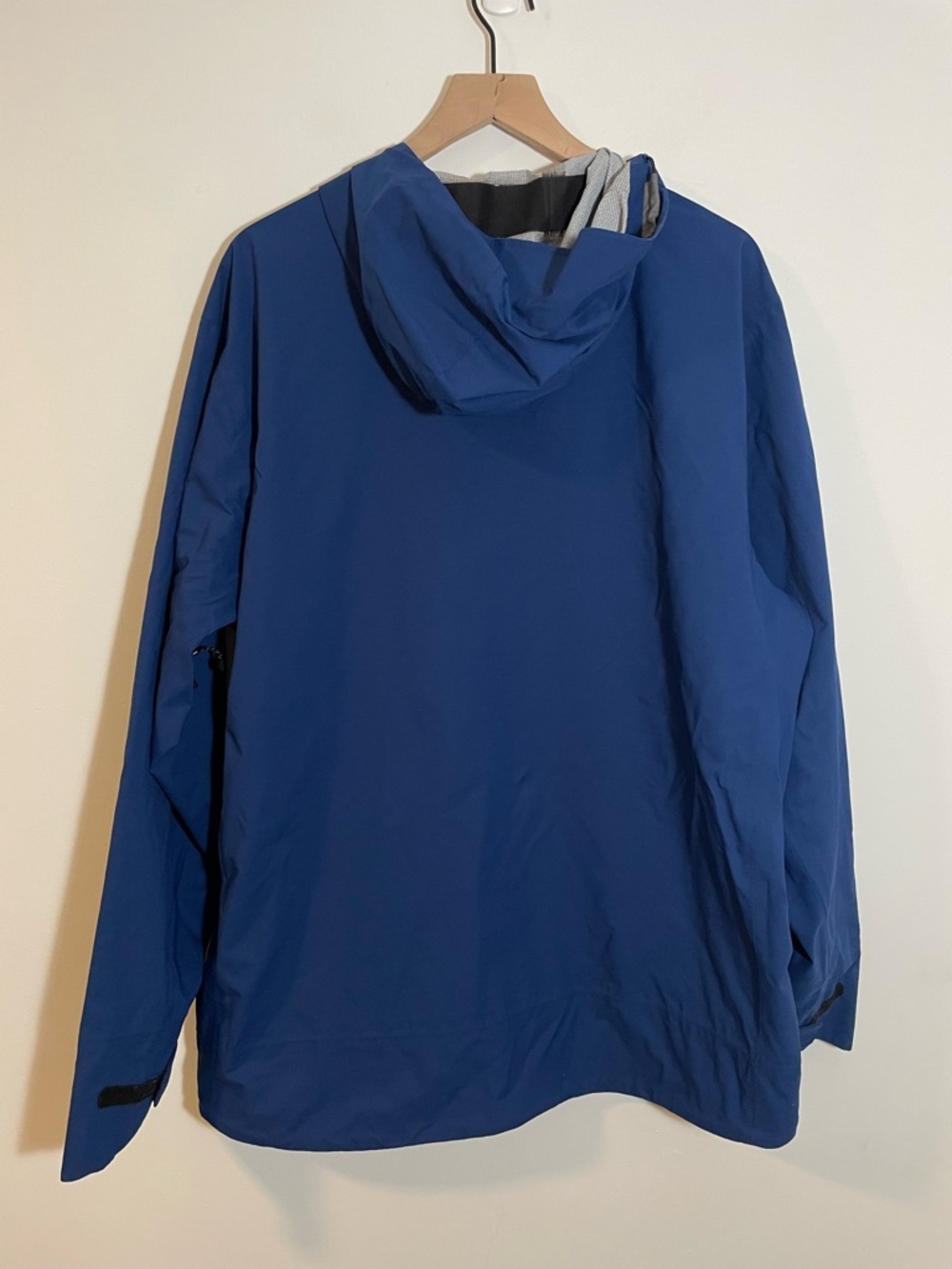 ExOfficio Rain Logic Hooded Jacket Mens XL Blue Waterproof Breathable Outdoors - Picture 9 of 13